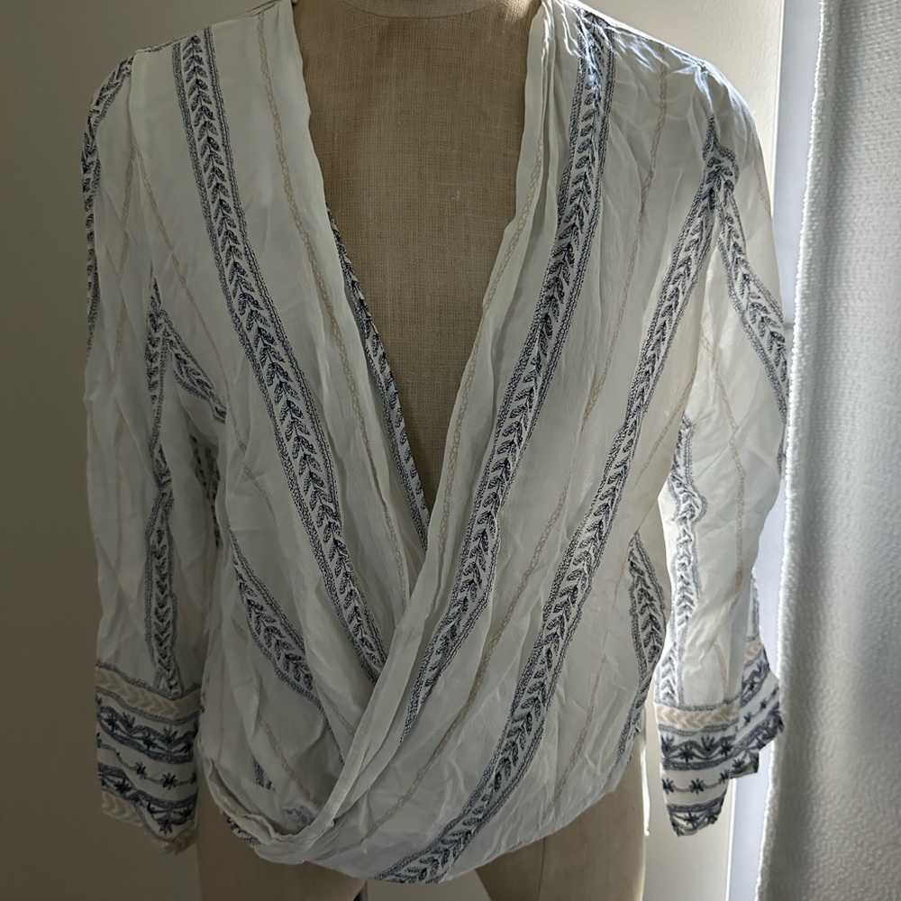 LF Stores Open Neck Blouse Size 10